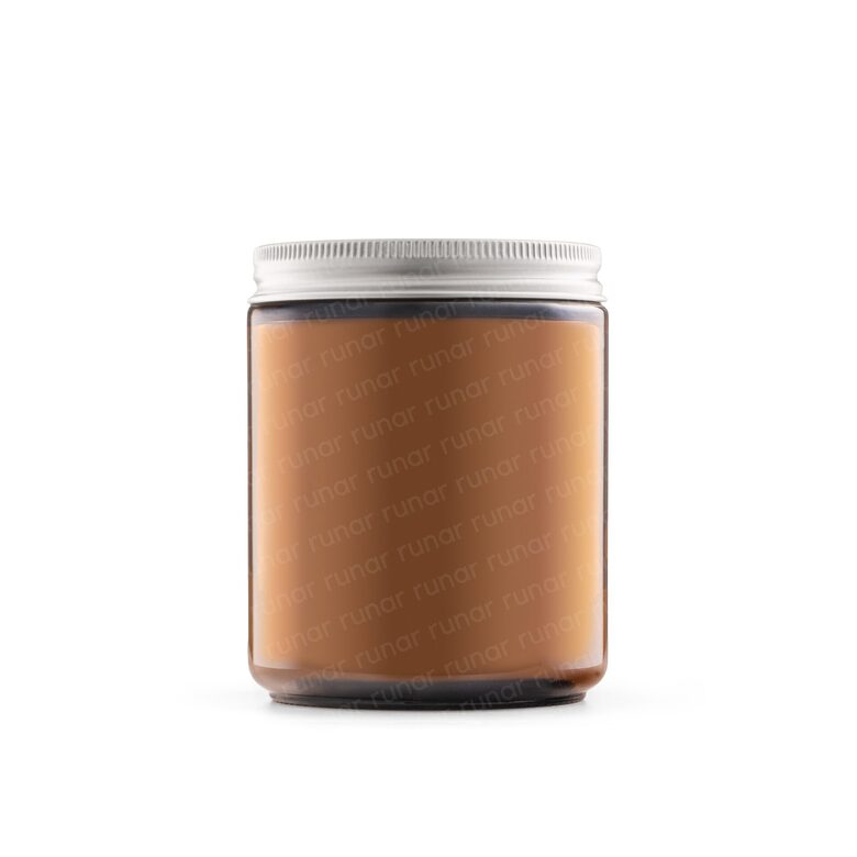 Świeca zapachowa basic 180ml silver - 10szt