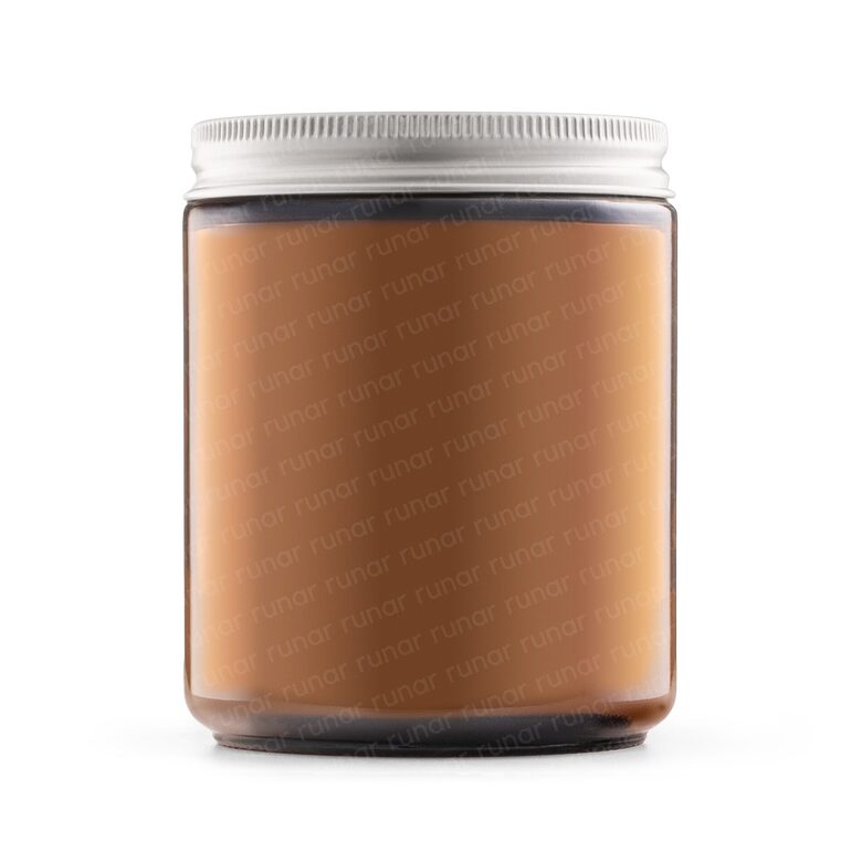 Świeca zapachowa basic 250ml silver - 10szt