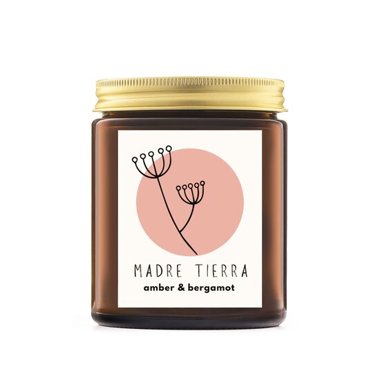 Świeca zapachowa Madre Tierra 180ml - amber & bergamot - 10szt