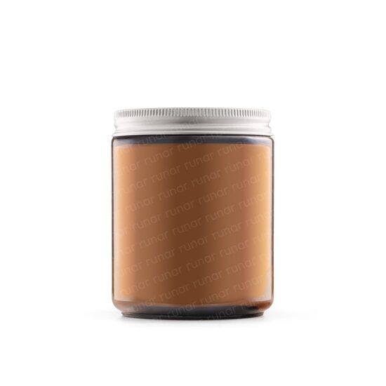 Świeca zapachowa basic 180ml silver - 10szt