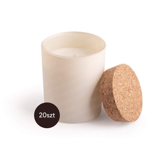 Świeca zapachowa classic 220ml cream mat - 20szt